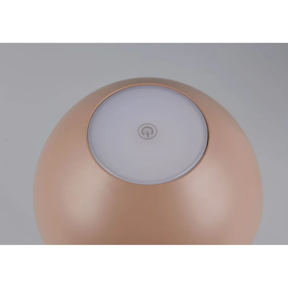 Clearance Trio LED-ulkopöytävalaisin Ricardo, mattavalkoinen, ladattava