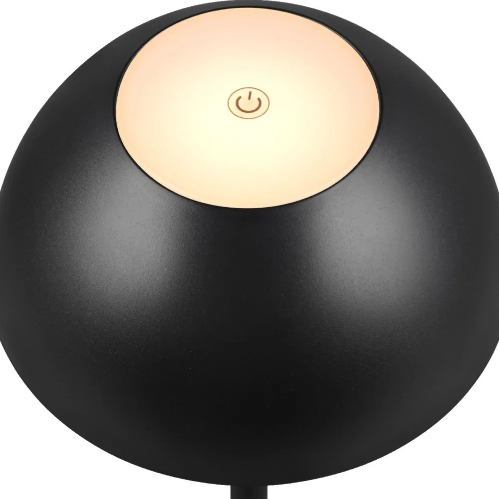 Clearance Trio LED-ulkopöytävalaisin Ricardo, mattavalkoinen, ladattava