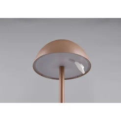 Clearance Trio LED-ulkopöytävalaisin Ricardo, mattavalkoinen, ladattava