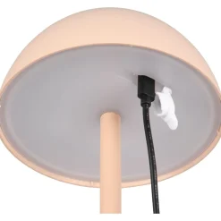 Clearance Trio LED-ulkopöytävalaisin Ricardo, mattavalkoinen, ladattava
