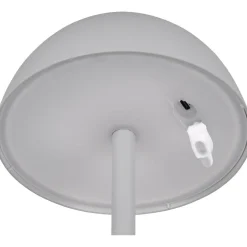 Clearance Trio LED-ulkopöytävalaisin Ricardo, mattavalkoinen, ladattava