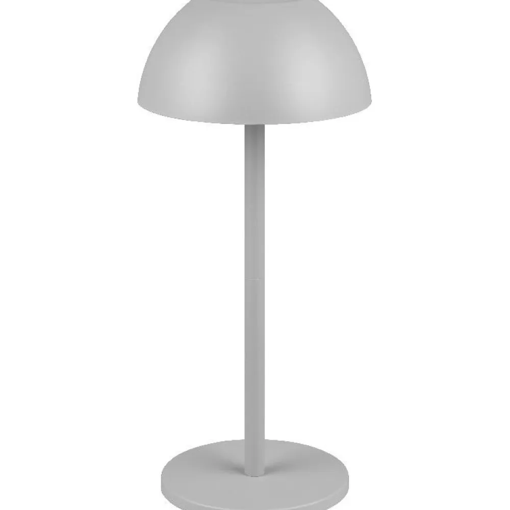 Clearance Trio LED-ulkopöytävalaisin Ricardo, mattavalkoinen, ladattava