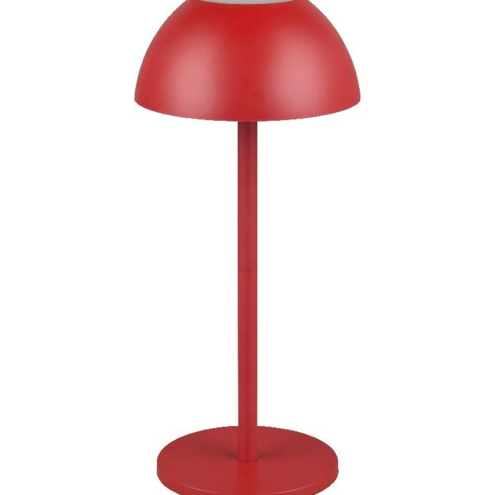 Clearance Trio LED-ulkopöytävalaisin Ricardo, mattavalkoinen, ladattava