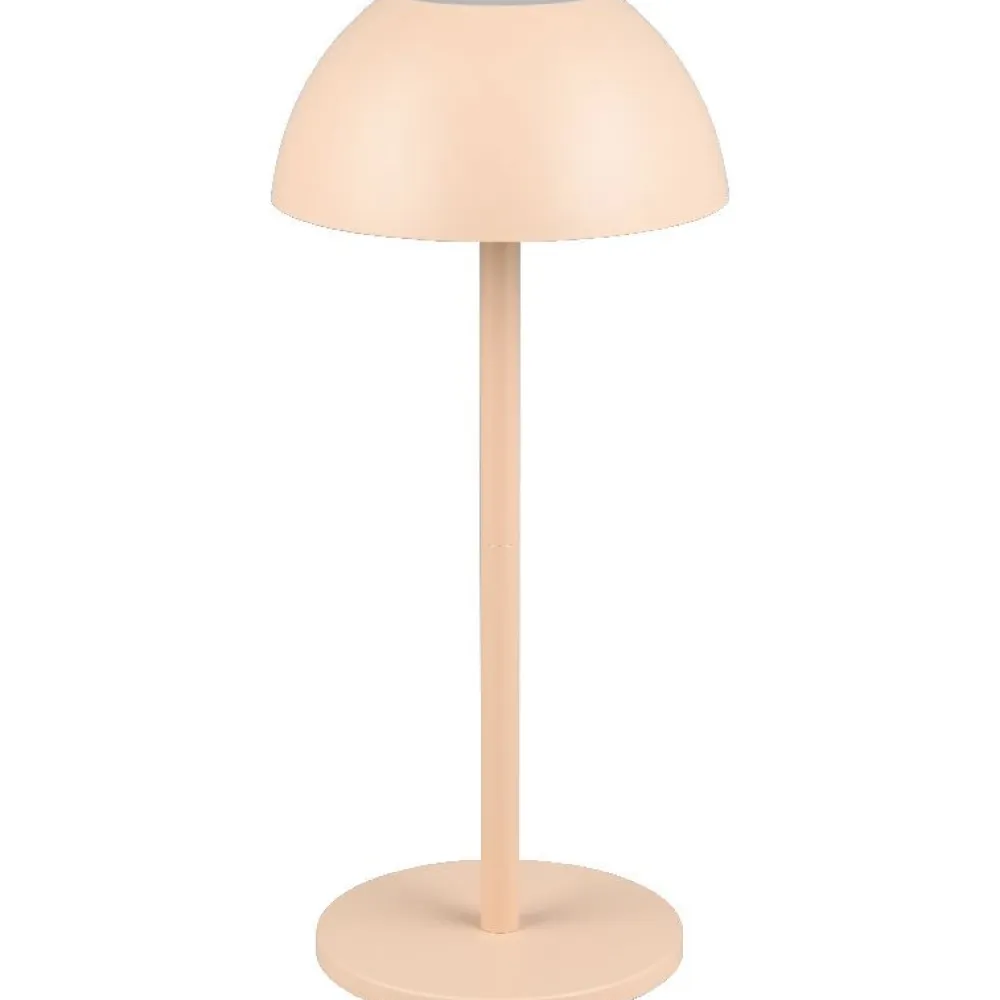 Clearance Trio LED-ulkopöytävalaisin Ricardo, mattavalkoinen, ladattava