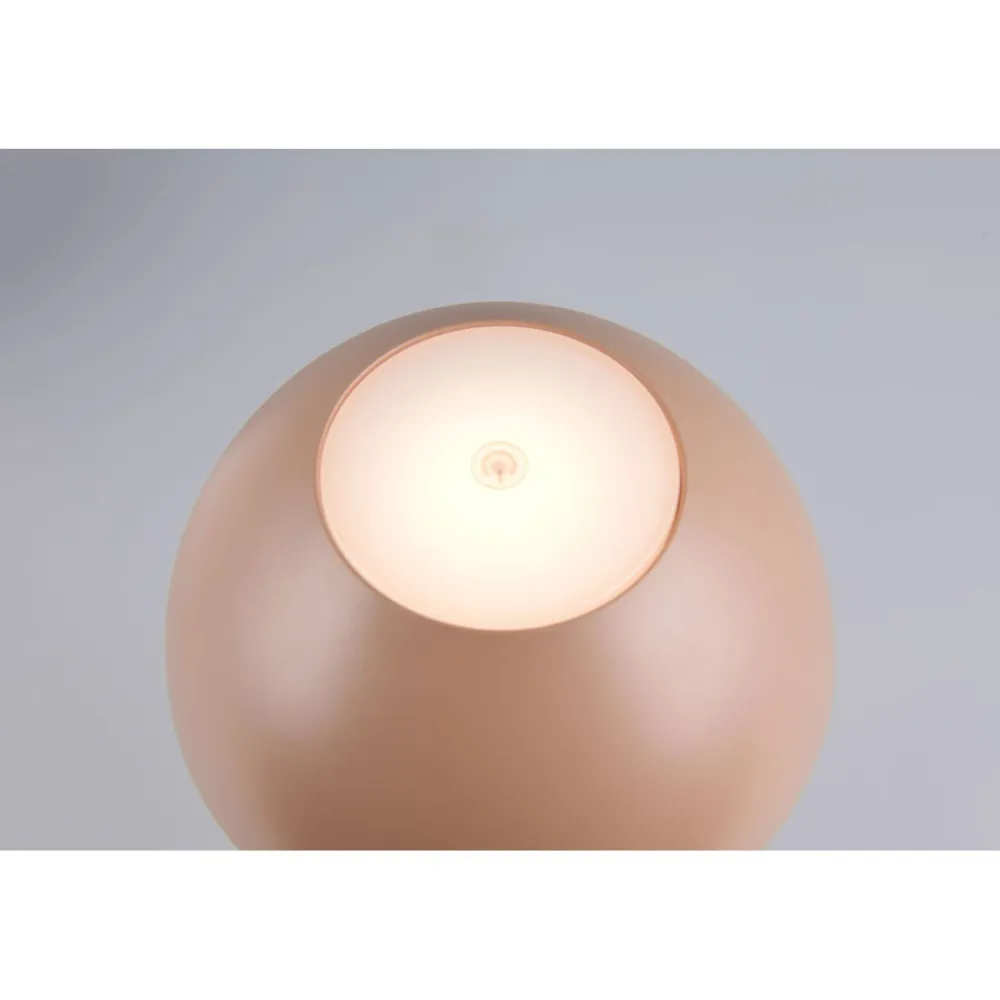 Clearance Trio LED-ulkopöytävalaisin Ricardo, mattavalkoinen, ladattava