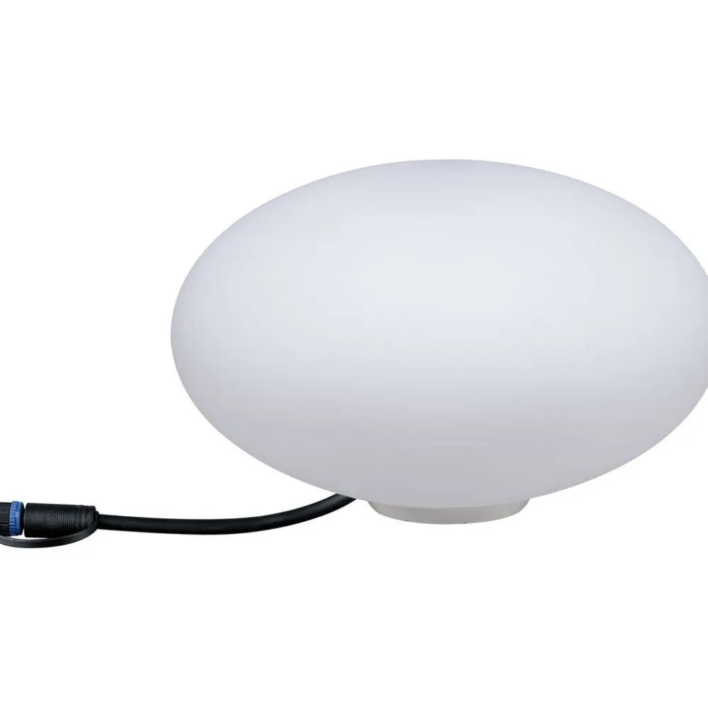 Outlet Paulmann LED-ulkovalaisin Plug & Shine Stone, IP67, 3000K, valkoinen