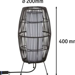 Sale Paulmann LED-ulkovalaisin Plug & Shine Basket, Smart Home Zigbee 3.0, IP44, RGBW, musta