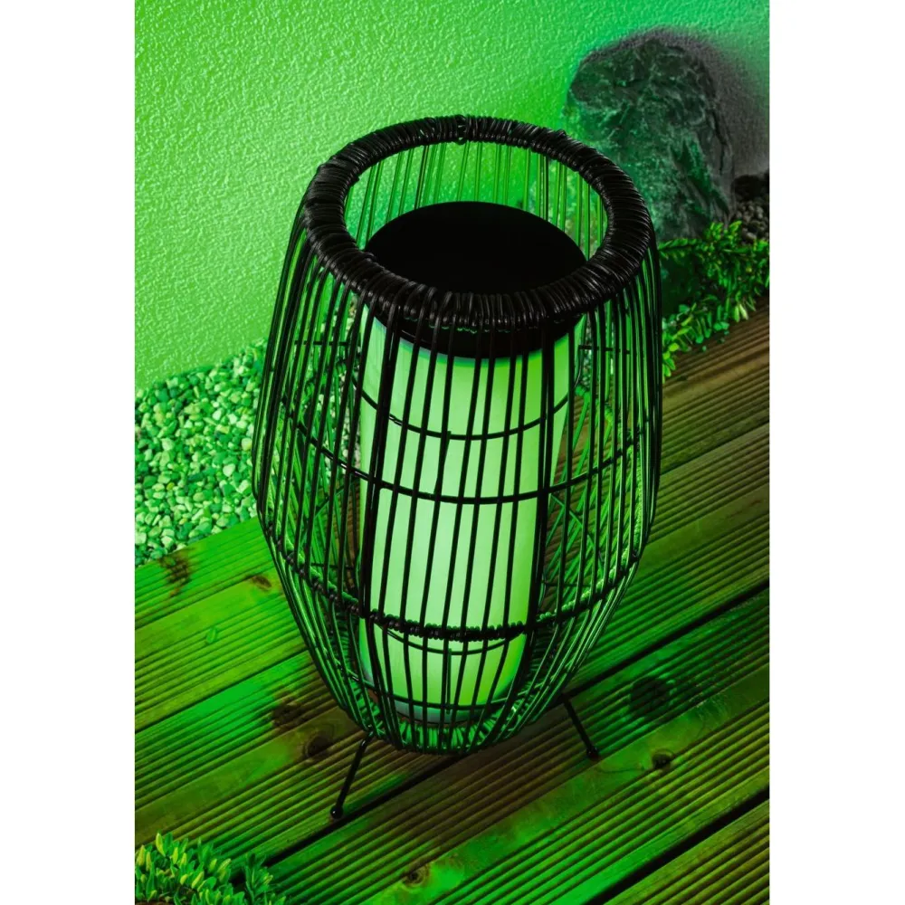 Sale Paulmann LED-ulkovalaisin Plug & Shine Basket, Smart Home Zigbee 3.0, IP44, RGBW, musta