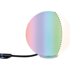 Clearance Paulmann LED-ulkovalaisin Plug & Shine Globe, Smart Home Zigbee 3.0, IP65, RGBW+, valkoinen