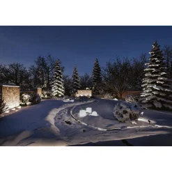 Clearance Paulmann LED-ulkovalaisin Plug & Shine Globe, Smart Home Zigbee 3.0, IP65, RGBW+, valkoinen