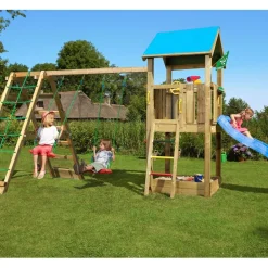 Best Jungle Gym Leikkikeskus Castle ja Climb Module X'tra sis. liukumäen
