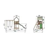 New Jungle Gym Leikkikeskus Club ja Swing Module X'tra sis. liukumäen