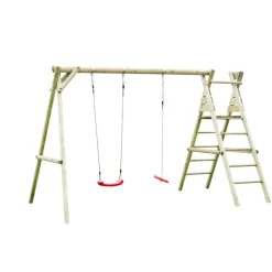 Discount Palmako Leikkiteline Holger sis. 2 keinua + kiipeilyteline