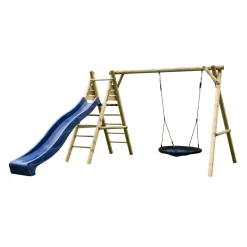 Discount Palmako Leikkiteline Kasper sis. keinu + pesäkeinu + kiipeilyteline