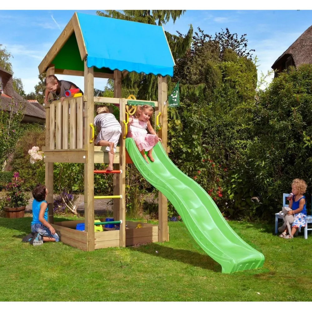 Outlet Jungle Gym Leikkitorni Home sis. liukumäen