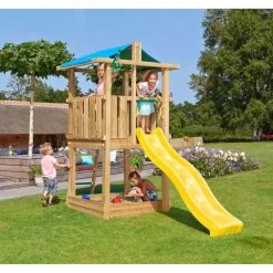 Sale Jungle Gym Leikkitorni Hut sis. liukumäen