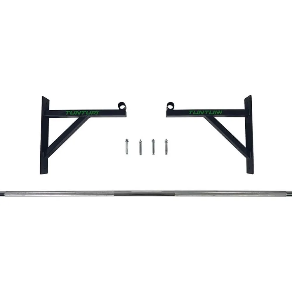 New Tunturi Leuanvetotanko Pro Pull Up Bar seinäkiinnitys max. 200 kg