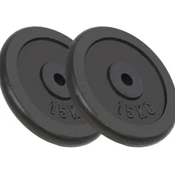 FinePRICE Levypainot, 2kpl, 30kg, valurauta