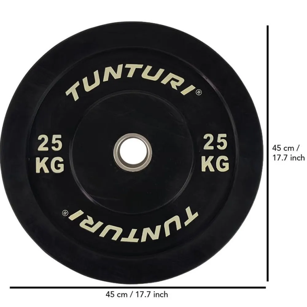 Sale Tunturi Levypaino 25 kg musta