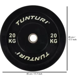Hot Tunturi Levypaino 20 kg musta