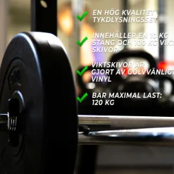Discount Fit'n Shape Levytankosarja 110kg, musta