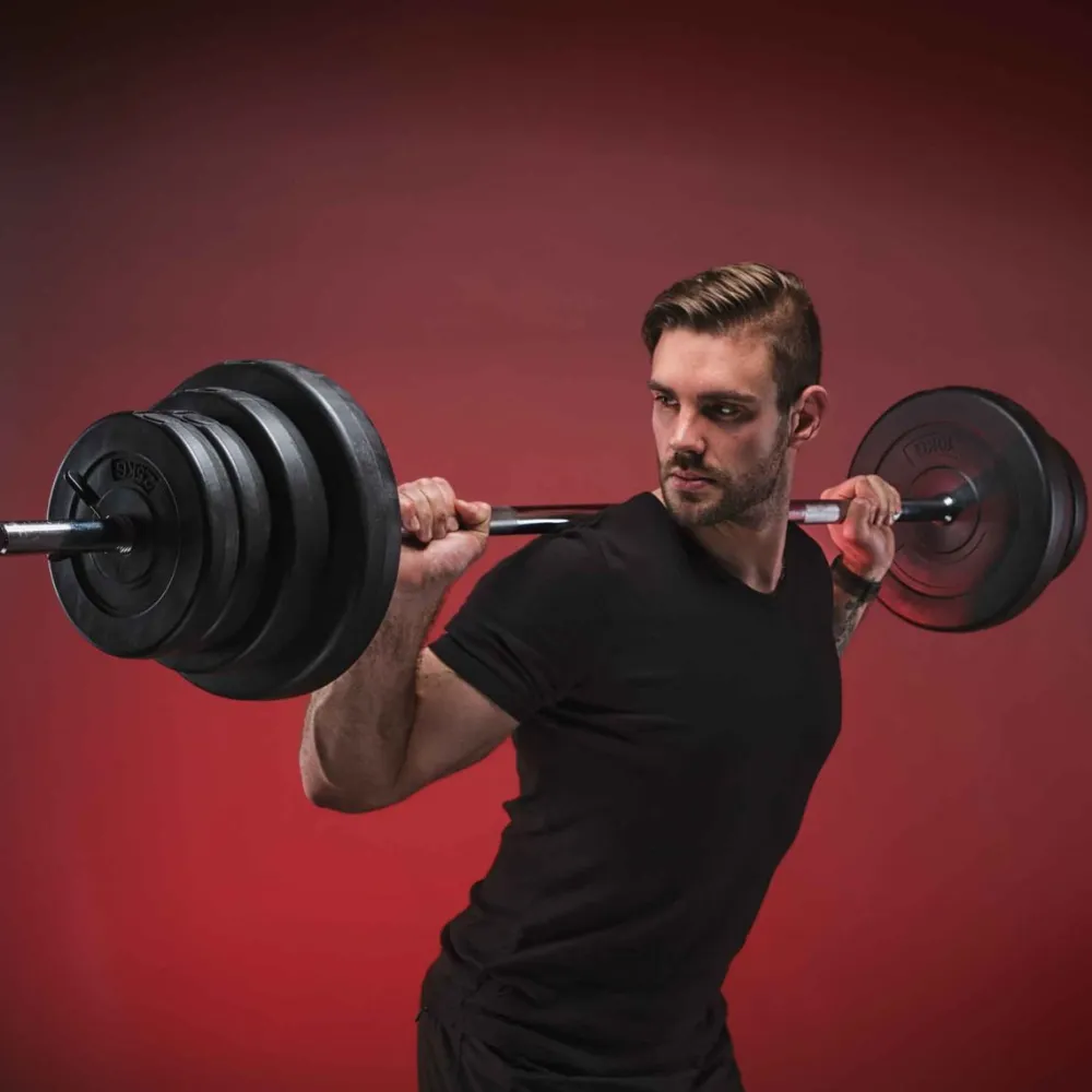 Discount Fit'n Shape Levytankosarja 110kg, musta