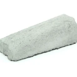 Outlet Rudus Liimattava madalluskivi 12>6 cm vasen 390x130 mm sileä harmaa