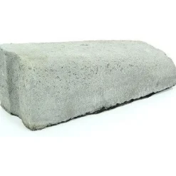 Hot Rudus Liimattava madalluskivi 16>6 cm oikea 390x130 mm sileä harmaa