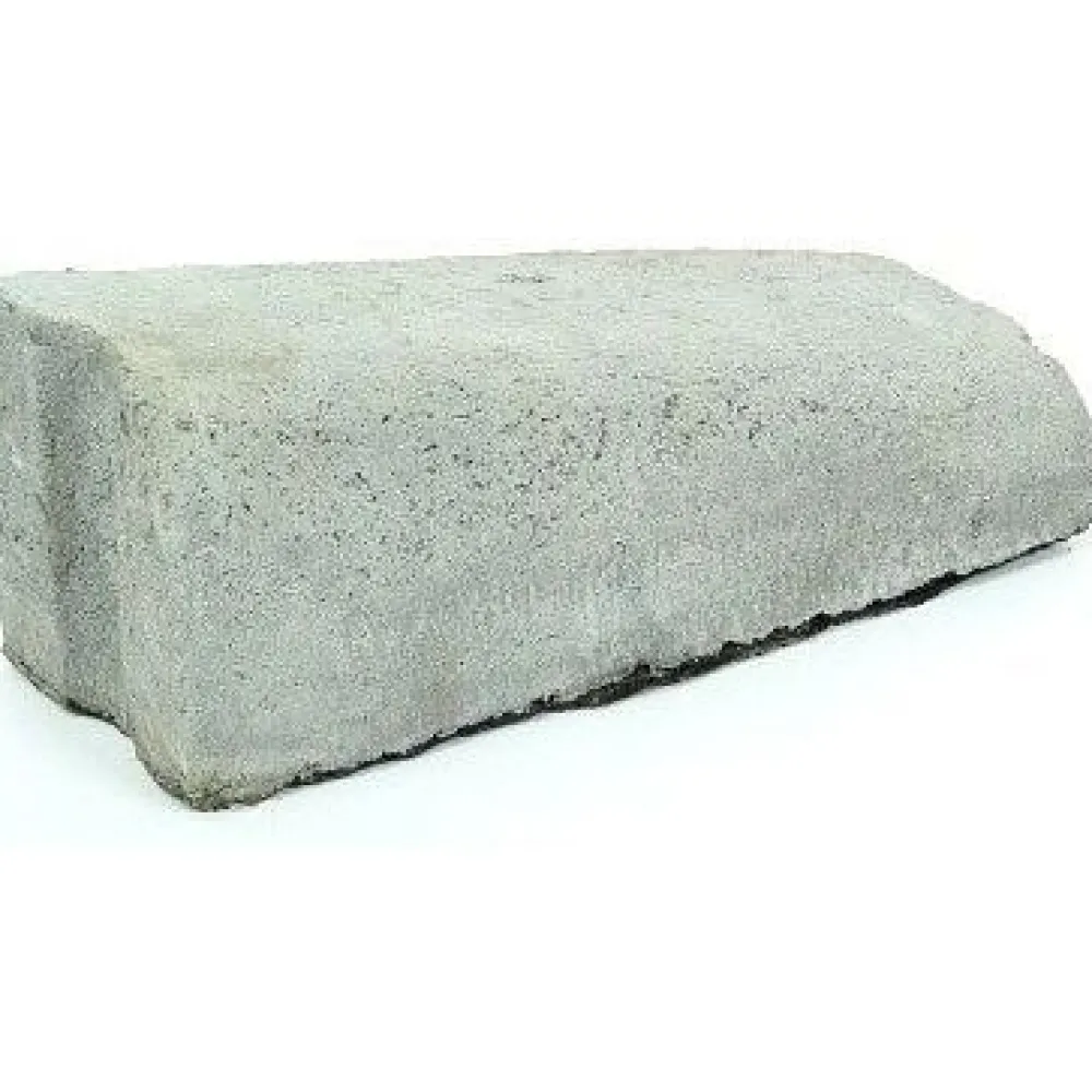 Hot Rudus Liimattava madalluskivi 16>6 cm oikea 390x130 mm sileä harmaa
