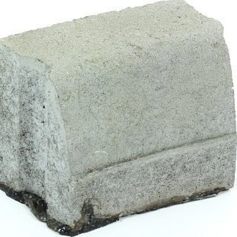 Hot Rudus Liimattava reunakivi kaarre R1000 kovera 195x130x160 mm sileä harmaa