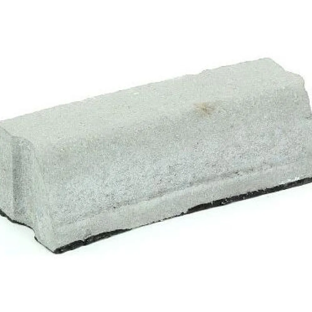 Clearance Rudus Liimattava reunakivi kaarre R2500 kovera 390x130x120 mm sileä harmaa