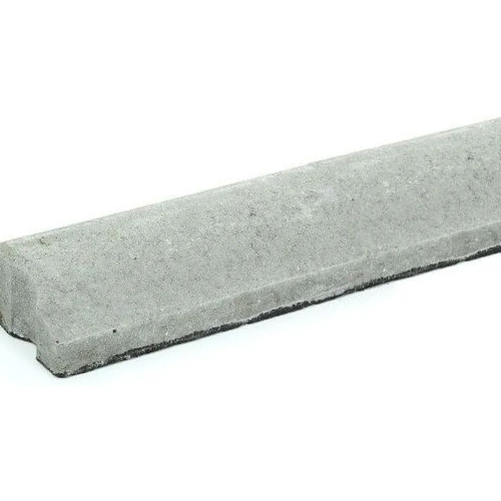 Discount Rudus Liimattava reunakivi suora 1000x130x80 mm sileä harmaa