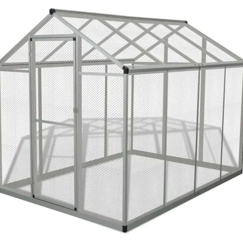 Discount FinePRICE Lintuhäkki, alumiini, 178x242x192cm