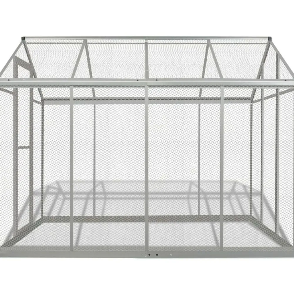 Discount FinePRICE Lintuhäkki, alumiini, 178x242x192cm