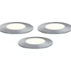 Hot Paulmann Lisäsarja Plug & Shine Mini maavalaisimille Ø55mm 3-osainen teräs