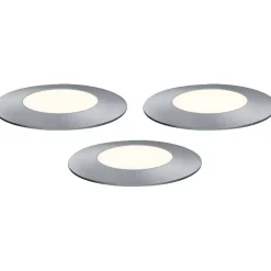 Hot Paulmann Lisäsarja Plug & Shine Mini maavalaisimille Ø55mm 3-osainen teräs