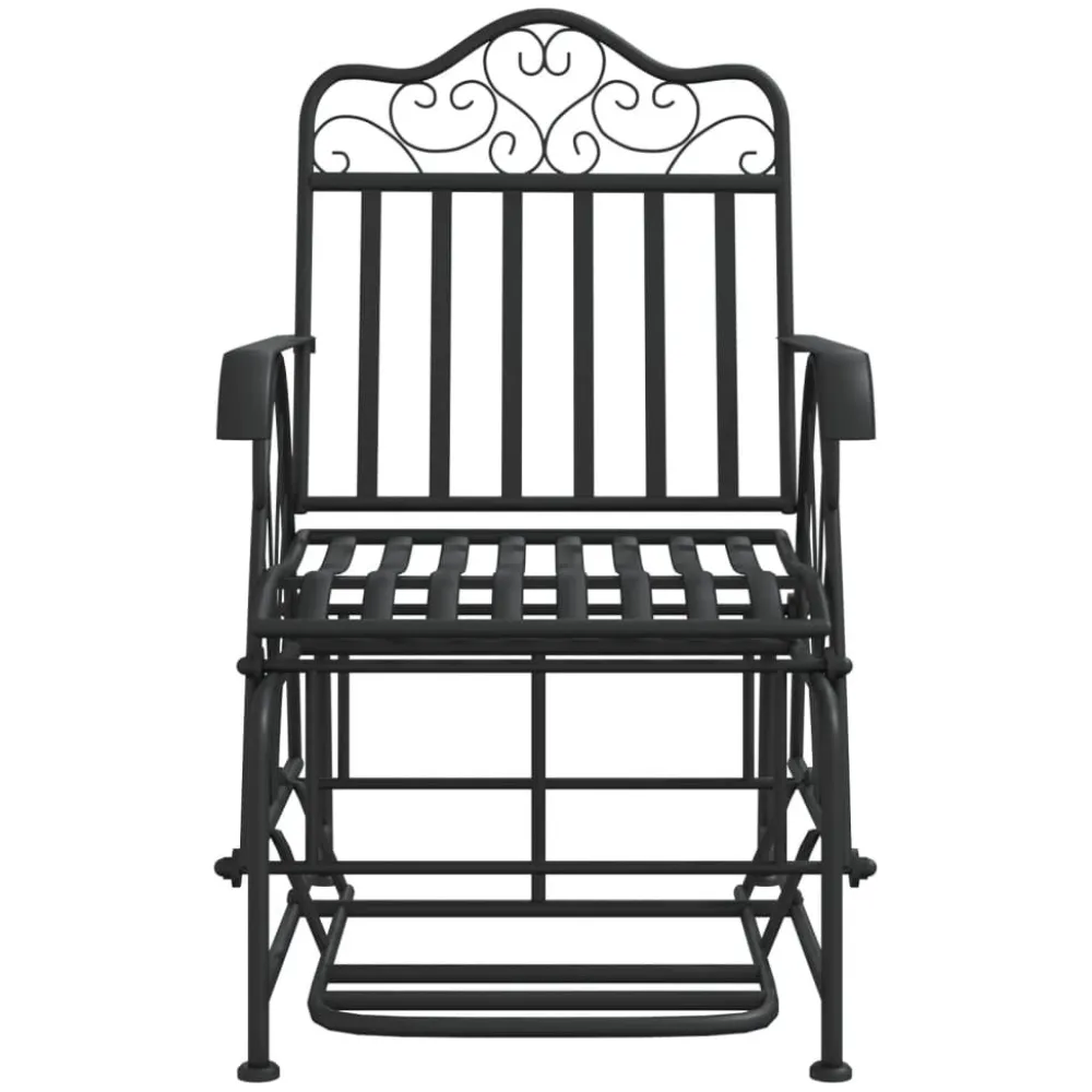 Sale FinePRICE Liukujalkapenkki 61 cm musta teräs