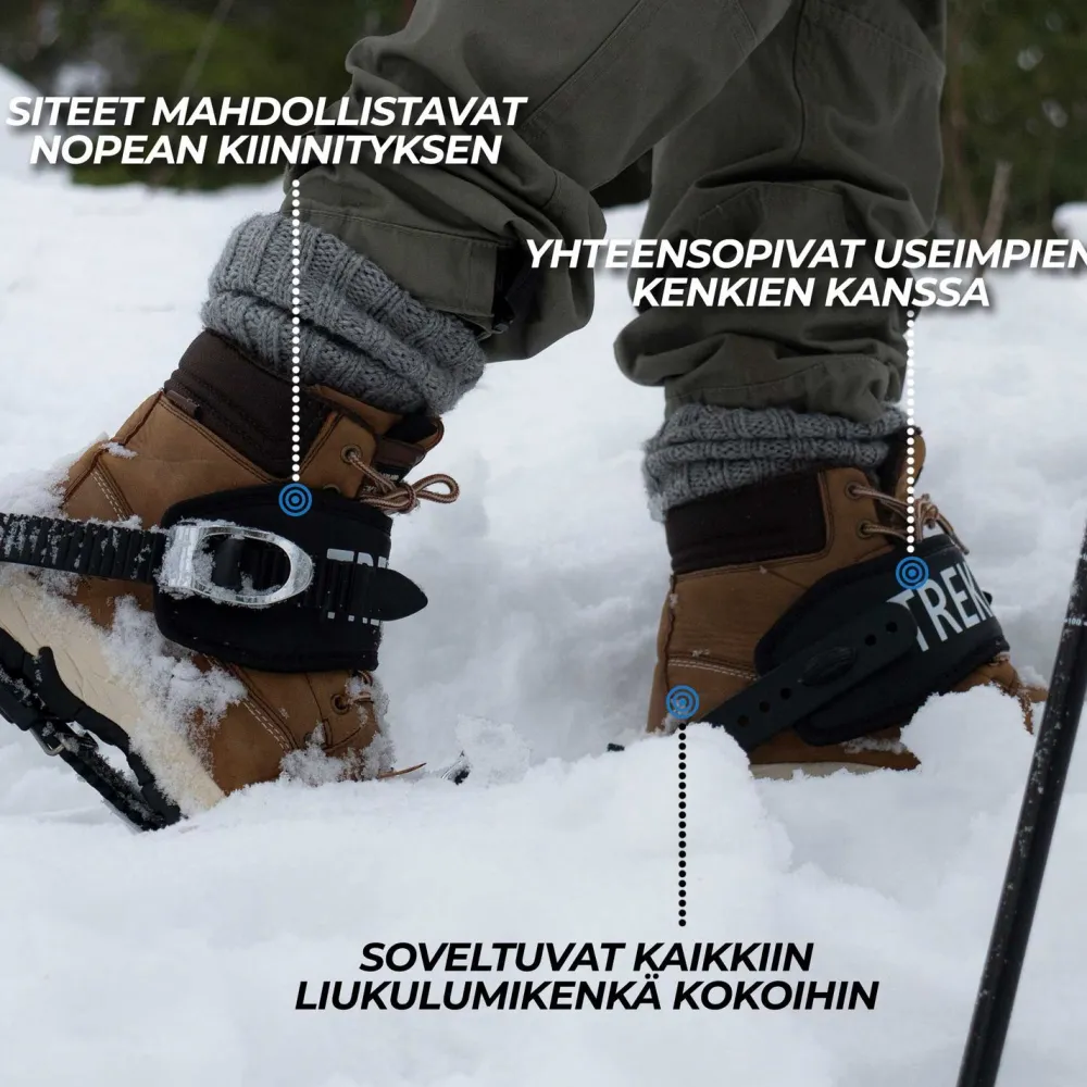 New Trekker Liukulumikengän siteet