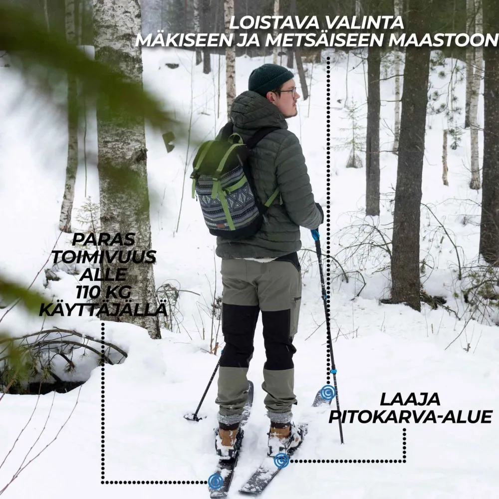 Trekker Liukulumikengät 145cm