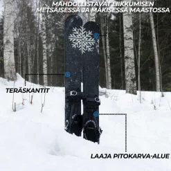 Online Trekker Liukulumikengät 130 cm + siteet