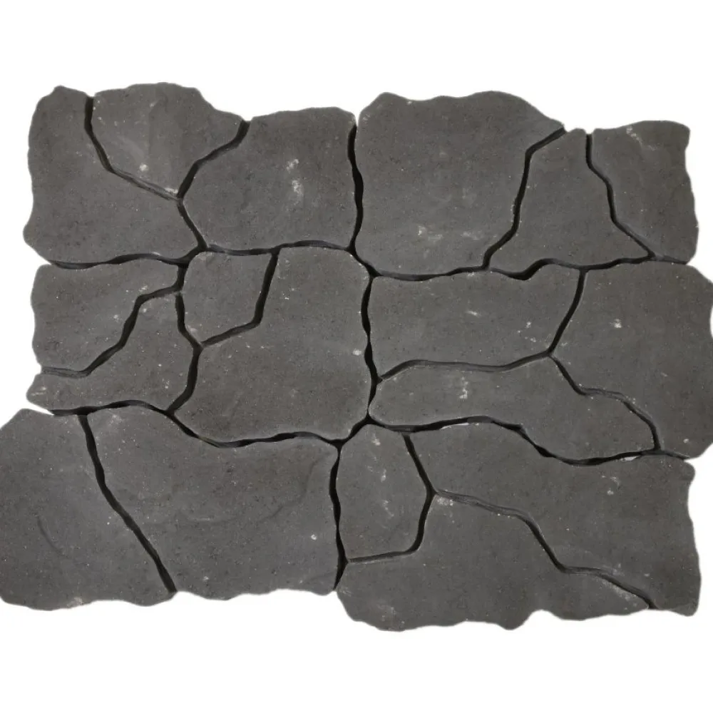 Discount Lakka Rakennustuotteet Loimuliuskekivi Lakka 80 264x490 mm mustavalkoinen