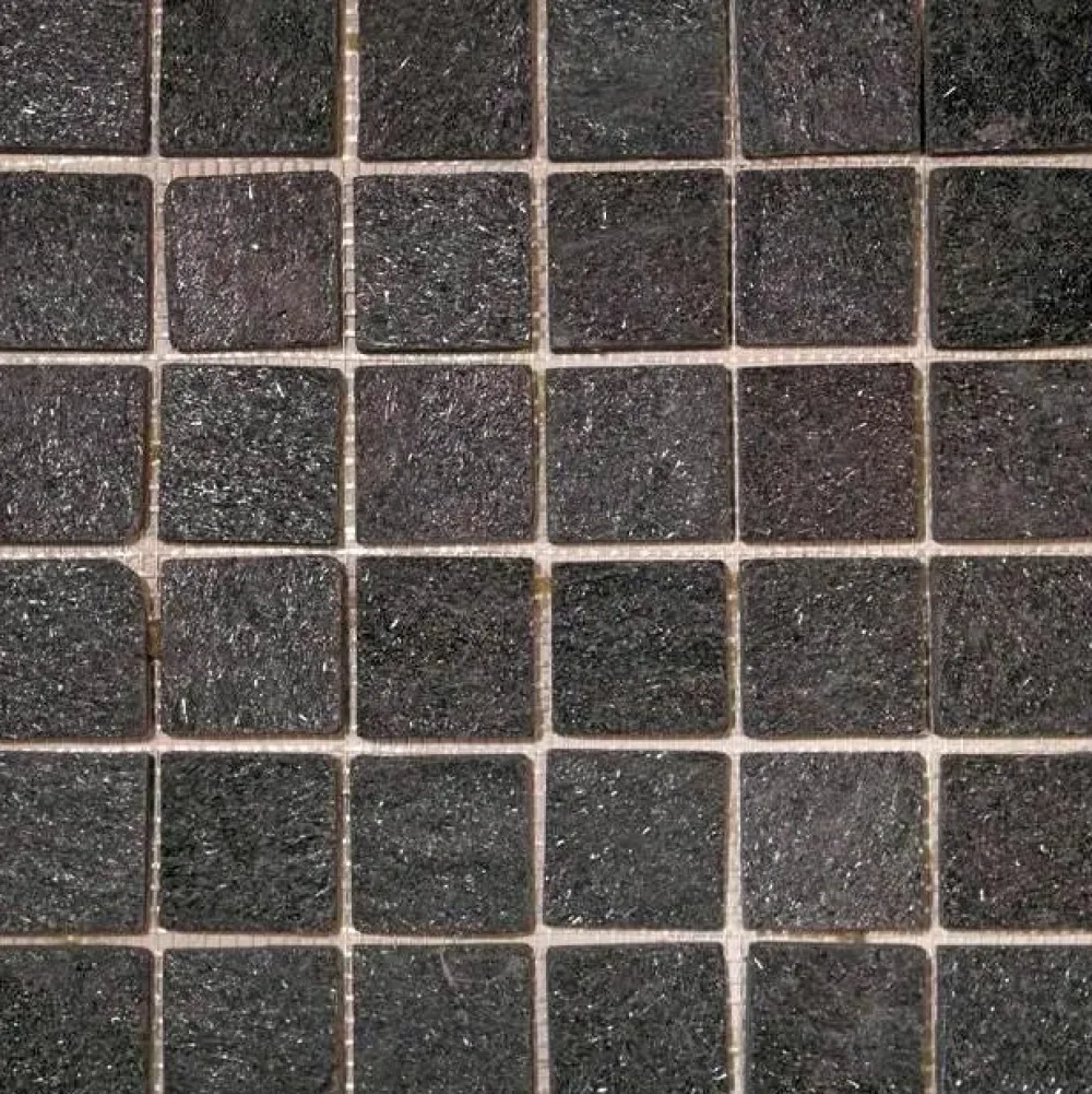 Best Majakivi Luonnonkivimosaiikki Hiili Musta 30x30 cm