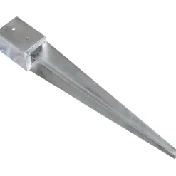 Clearance FinePRICE Maapiikit 12 kpl hopea 10x10x76 cm galvanoitu teräs
