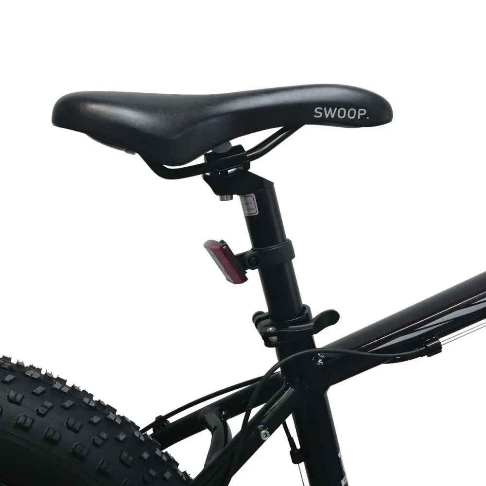 New Swoop Maastopyörä Fatbike Adventurer, 26x4", 21 vaihdetta, musta
