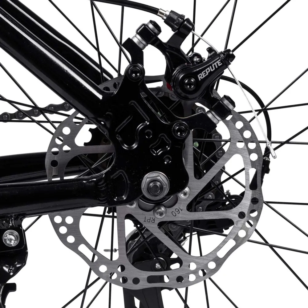 New Swoop Maastopyörä Fatbike Adventurer, 26x4", 21 vaihdetta, musta