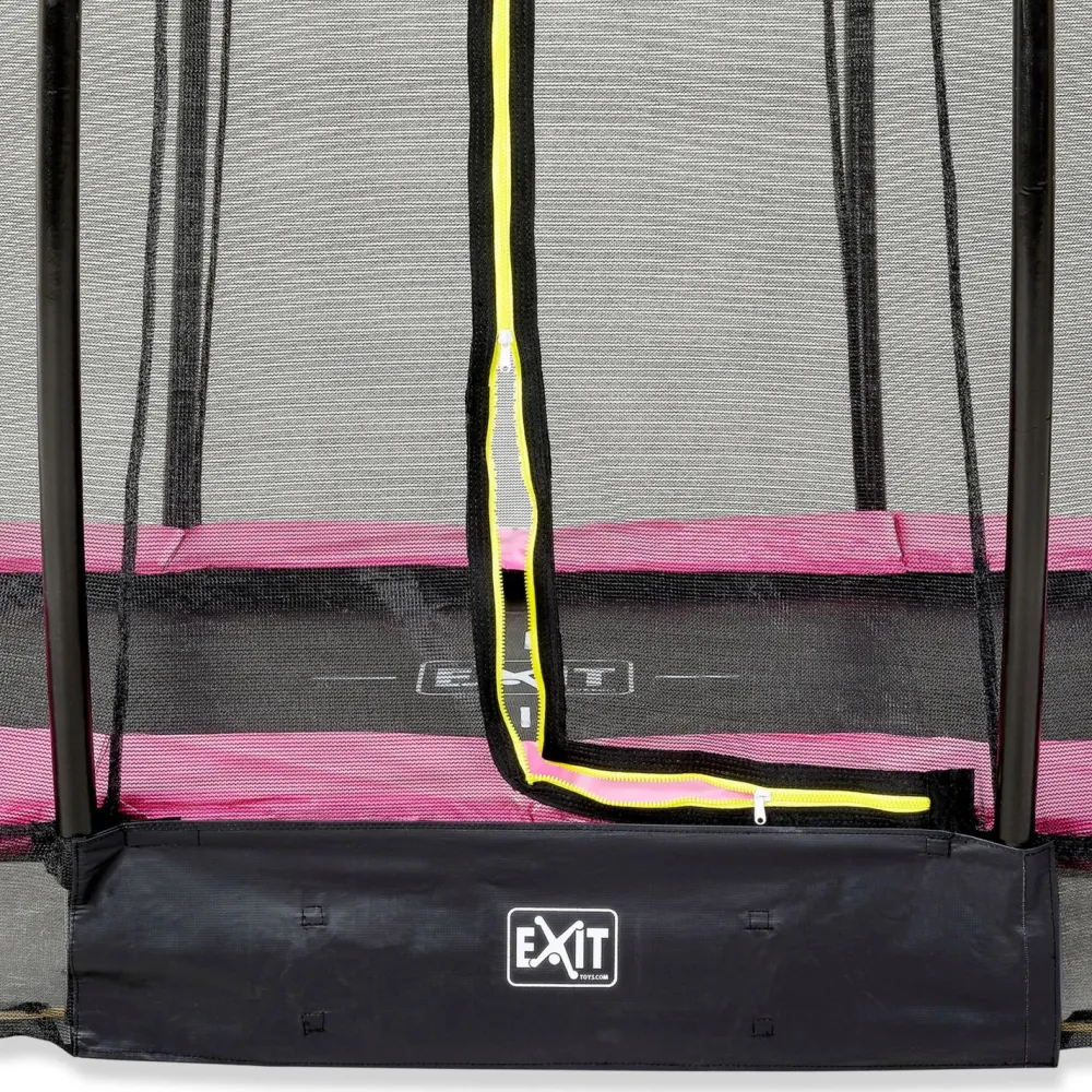 Outlet Exit Maatrampoliini Silhouette Ground pyöreä sis. turvaverkko pinkki eri kokoja