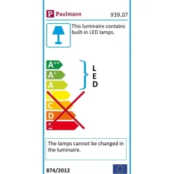 New Paulmann Maavalaisin Plug & Shine IP67 20° teräs