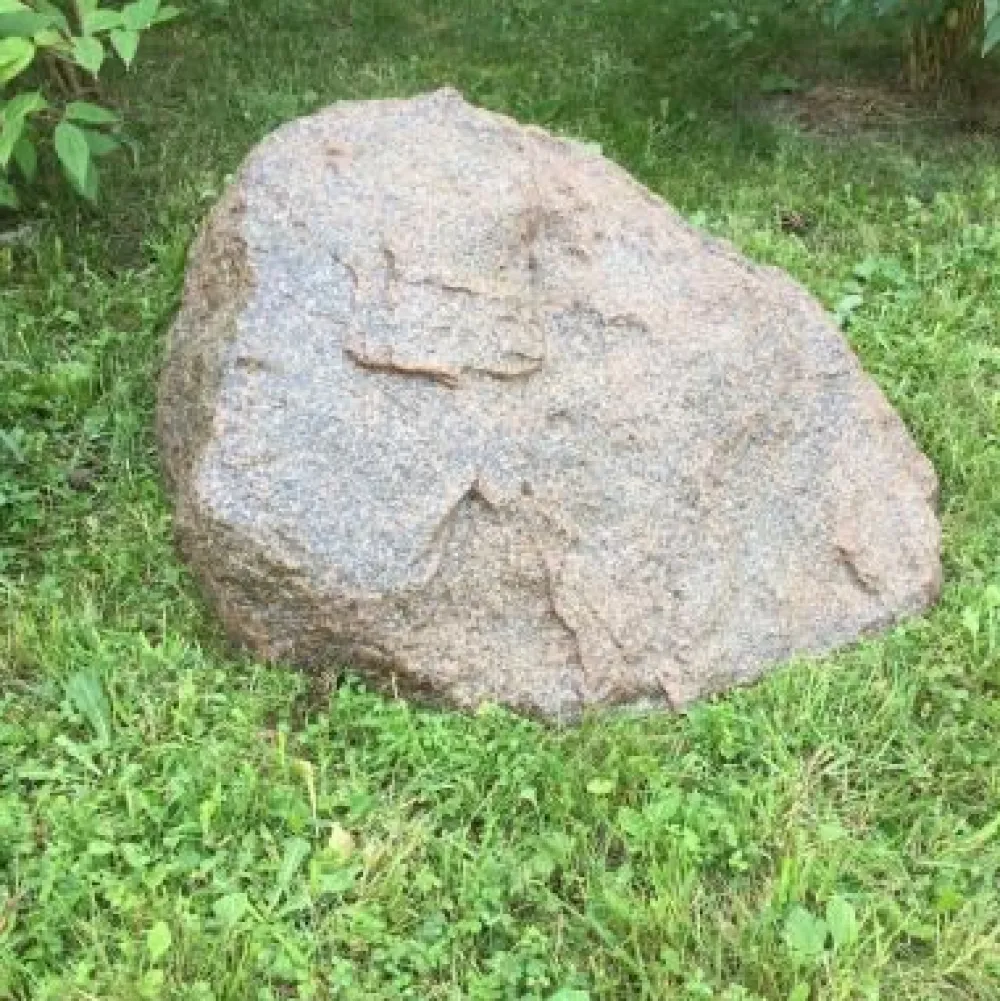 Hot Taidekivi Maisemakivi D-80 Ø80cm punainen lasikuitua