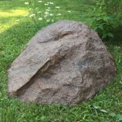 Hot Taidekivi Maisemakivi D-80 Ø80cm punainen lasikuitua