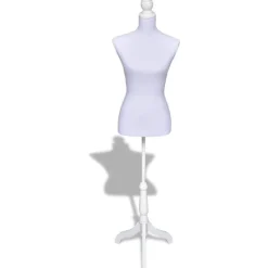 FinePRICE Mallinukke naisen torso valkoinen